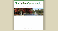 Desktop Screenshot of pinehollowcamping.com